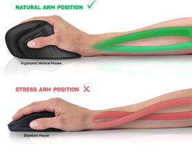 Myš Connect IT vertikální, ergonomická černá

 obrázek produktu 8 z 11