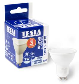 Žárovka LED Tesla Lightning GU10, 7W, studená bílá 

 obrázek produktu 2 z 2