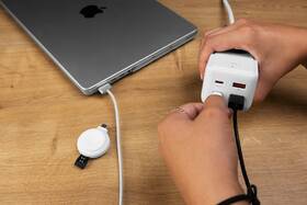 Kabel prodlužovací FIXED Charging Strip 2x USB-C a 2x USB, GaN III, PD 65W, 3 m bílý

 obrázek produktu 9 z 11