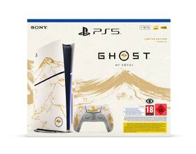 Herní konzole Sony PlayStation 5 (typ modelu - slim) Ghost of Yōtei Gold Limited Edition Bundle zlatá barva
