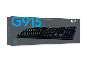 Klávesnice Logitech G915 Lightspeed RGB, Tactile, US černá

 obrázek produktu 5 z 5