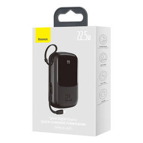 Powerbanka Baseus 20000mAh 22,5W s USB-C kabelem černá

 obrázek produktu 9 z 9