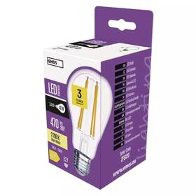 Žárovka LED EMOS Filament, klasik, 3,4W, E27, teplá bílá 

 obrázek produktu 2 z 2