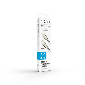 Kabel FIXED USB-C/Lightning s podporou PD, MFi, 0,5m bílý

 obrázek produktu 7 z 7
