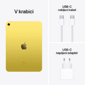 Dotykový tablet Apple iPad 10.9 (2022) Wi-Fi 256GB - Yellow 

 obrázek produktu 7 z 7