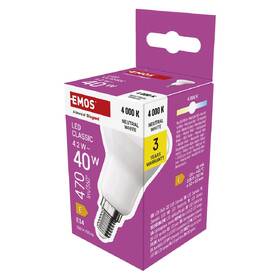 Žárovka LED EMOS Classic reflektor, 4,2 W, 470lm, E14, neutrální bílá 

 obrázek produktu 5 z 13