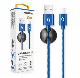 Kabel Aligator Premium USB/USB-C, 2m modrý

 obrázek produktu 5 z 5