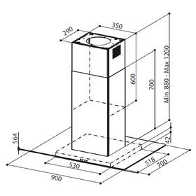 Odsavač par Faber GLASSY ISOLA SP EV8 X/V A90 doprodej nerez/sklo

 obrázek produktu 3 z 5