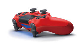 Bezdrátový ovladač Sony Dual Shock 4 pro PS4 v2 červená barva
