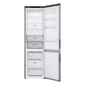 Chladnička s mrazničkou LG GBP62PZNBC stříbrná barva
