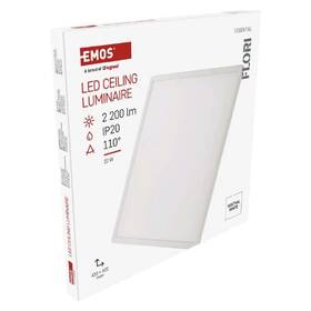 Stropní svítidlo EMOS FLORI, 42x42xcm, 22W, 2200lm, neutrální bílá bílé

 obrázek produktu 2 z 5
