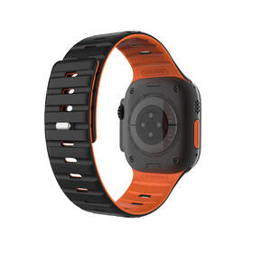 Řemínek FIXED Silicone Magnetic Strap na Apple Watch 44/45/46/49mm černý

 obrázek produktu 1 z 6