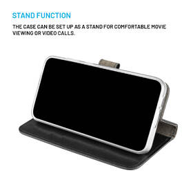 Pouzdro na mobil flipové FIXED Opus na Xiaomi 14T černá barva
