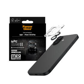 Ochranné sklo čočky fotoaparátu PanzerGlass HoOps Ceramic II na Apple iPhone 17/16/16 Plus černé

 obrázek produktu 4 z 6