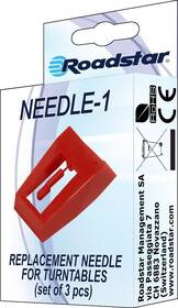 Jehla pro gramofony Roadstar Needle-1 ( sada 3 ks) červené

 obrázek produktu 1 z 1