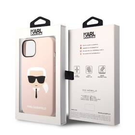 Kryt na mobil Karl Lagerfeld MagSafe Liquid Silicone Karl Head na Apple iPhone 14 Plus růžový

 obrázek produktu 4 z 4