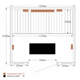 Infrasauna Belatrix Benton 2 Lux 

 obrázek produktu 12 z 12