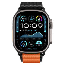Řemínek Spigen Fabric na Apple Watch 49/46/45/44mm černý/oranžový

 obrázek produktu 2 z 15