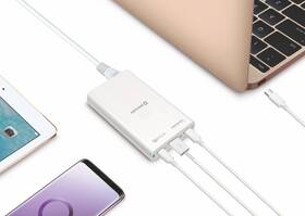 Nabíječka do sítě Swissten 60W, 2x USB-C, 1x USB-A bílá

 obrázek produktu 3 z 4