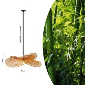 Závěsné svítidlo IMMAX BOHO MARIPOSA, D80cm, E27, přírodní juta černé/hnědé

 obrázek produktu 2 z 6