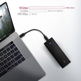 Externí rámeček Axagon Black Arrow box, USB-C 10 Gbps - M.2 NVMe SSD černý

 obrázek produktu 7 z 9