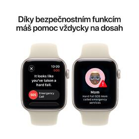 Chytré hodinky Apple GPS + Cellular 40 mm hvězdně bílý hliník, pískový sportovní řemínek - M/L 

 obrázek produktu 5 z 6