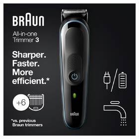 Zastřihovač multifunkční Braun MGK 3342 Blue 

 obrázek produktu 8 z 16