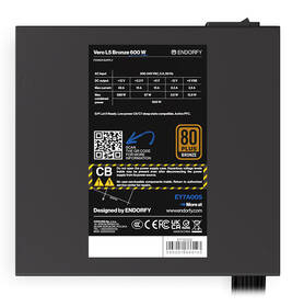 Zdroj ENDORFY Vero L5 - 600W Bronze černý

 obrázek produktu 5 z 7