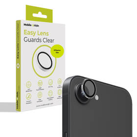 Ochranné sklo čočky fotoaparátu Mobile Origin Easy Lens Guards na Apple iPhone 16e/17e průhledné

 obrázek produktu 7 z 7