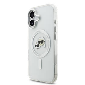 Kryt na mobil Karl Lagerfeld IML K&CH Heads Metal Frame MagSafe na Apple iPhone 17 průhledný

 obrázek produktu 1 z 7