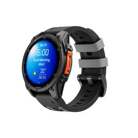 Řemínek Cubenest Premium Silicone Garmin QuickFit Band 22mm černý/šedý

 obrázek produktu 2 z 5