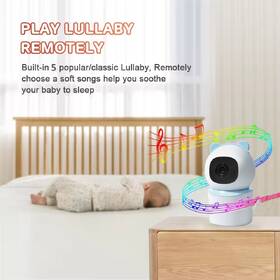 IP kamera IMMAX BABY, Wi-Fi, Tuya modrá

 obrázek produktu 5 z 9