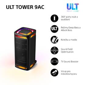 Party reproduktor Sony ULT TOWER 9 AC černý

 obrázek produktu 9 z 18