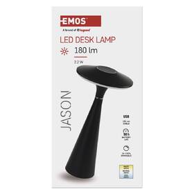 Stolní LED lampička EMOS ASON, 180 lm, stmívání, studená/teplá/neutrální bílá černá

 obrázek produktu 7 z 9