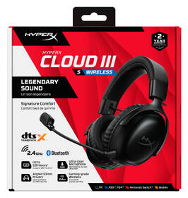 Headset HyperX Cloud III S Wireless černý

 obrázek produktu 11 z 11