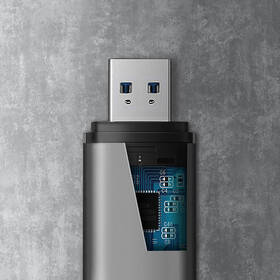 Čtečka paměťových karet Axagon Card Reader USB3.2 Gen 1 Type-C + Type-A, SD/microSD, UHS-I stříbrná

 obrázek produktu 7 z 9