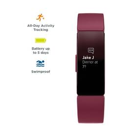 Fitness náramek Fitbit Inspire - Sangria 

 obrázek produktu 2 z 8