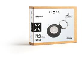 Pouzdro FIXED Case pro AirTag z pravé hovězí kůže s karabinou černé

 obrázek produktu 4 z 4