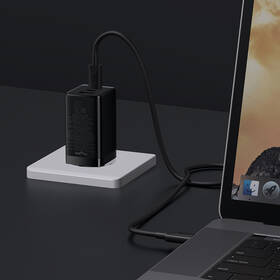 Nabíječka do sítě Baseus GaN3 2x USB-C, 1x USB 65 W + kabel USB-C/USB-C 100 W, 1 m černá

 obrázek produktu 8 z 9