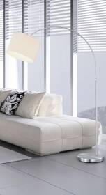 Stojací lampa TRIO Hotel, oblouková bílá

 obrázek produktu 2 z 3