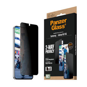 Tvrzené sklo PanzerGlass Privacy na Samsung Galaxy A57 s instalačním rámečkem 

 obrázek produktu 1 z 6