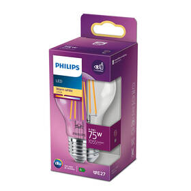 Žárovka LED Philips klasik, 8,5W, E27, teplá bílá 

 obrázek produktu 2 z 2