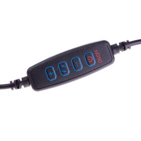 Světlo FIXED LEDRing, kruhové LED svítidlo se stativem, 1/4" závit černé

 obrázek produktu 6 z 9