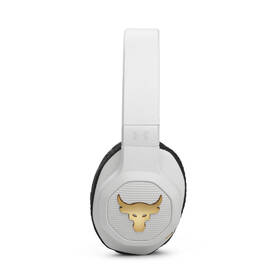 Sluchátka JBL Under Armour Project Rock bílá barva
