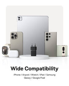 Nabíječka do sítě Baseus Palm 30W USB-C PD QC 3.0 černá barva
