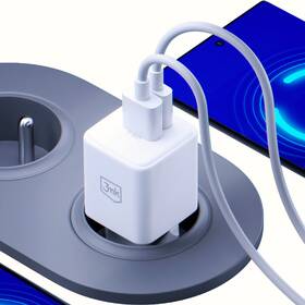 Nabíječka do sítě 3mk Hyper GaN USB-C/USB-A 20W bílá

 obrázek produktu 10 z 12
