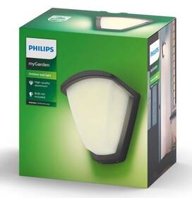 Nástěnné svítidlo Philips Kiskadee, 1xE27 - antracitové 

 obrázek produktu 3 z 3