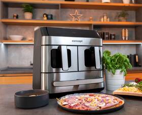 Fritéza horkovzdušná Concept FR9000 PIZZA TRIO 18,5 l černá/nerez

 obrázek produktu 22 z 32