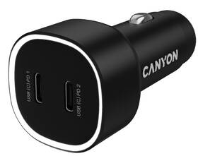 Adaptér do auta Canyon OnDrive 60 PD 60W 2xUSB-C černý

 obrázek produktu 2 z 9