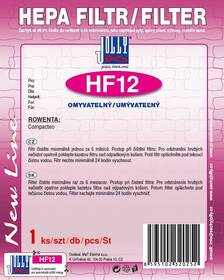 HEPA filtr pro vysavače Jolly HF12 zelený

 obrázek produktu 1 z 1
